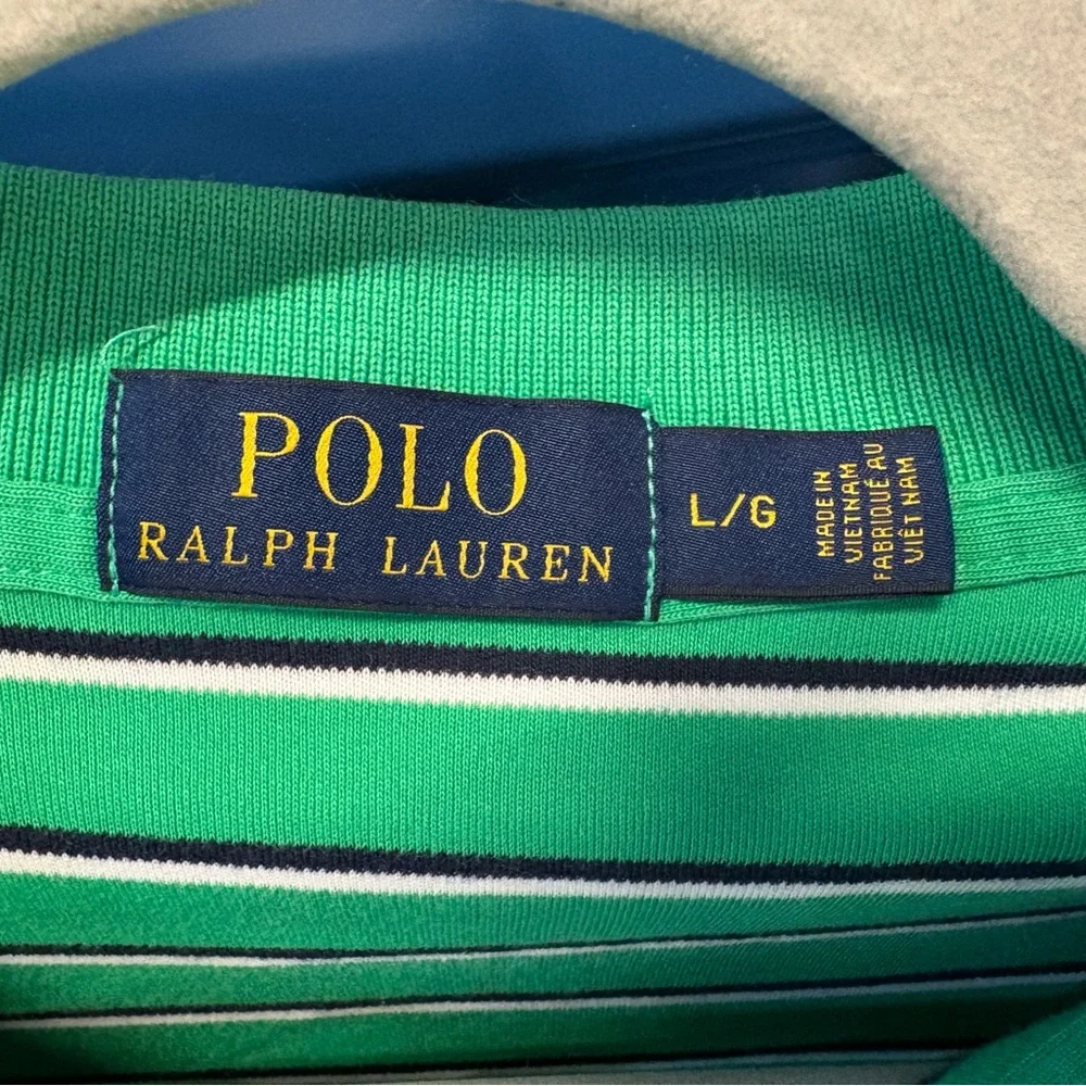 Vintage Men's Classic Ralph Lauren Striped Polo - SIZE L